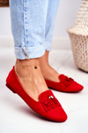Women’s Loafers Red Lords Fringe Blue Therese