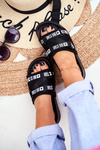 Women's Slides Big Star Military Black GG274A018