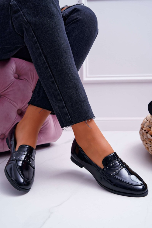 Mokassins Women's Lacquered Loafer Lords Black Tenes