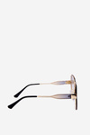 Women's Sunglasses with Gradient Lenses UV400 Gold