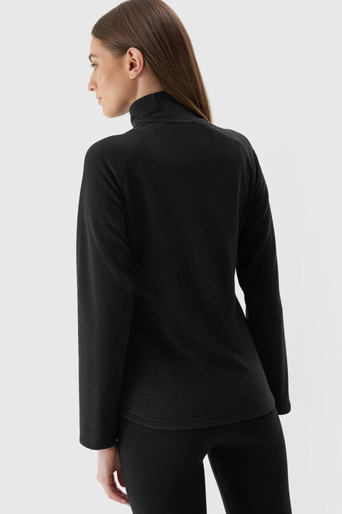 4f Polar Black With Stand-Up Collar Regular Women's 4FSS23TFLEF049