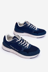 Buty Sportowe Męskie Granatowe Cross Jeans LL1R4051