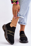 Damskie Wsuwane Sportowe Buty GOE LL2N4032 Czarne
