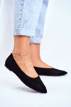 Women’s Ballerinas Eco-Suede Black Bellissima