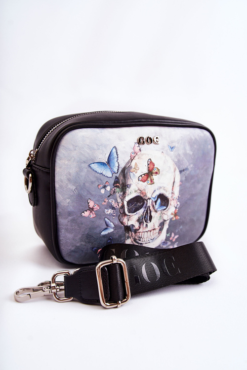 Leather Messenger Bag GOE ZNJ011 Black