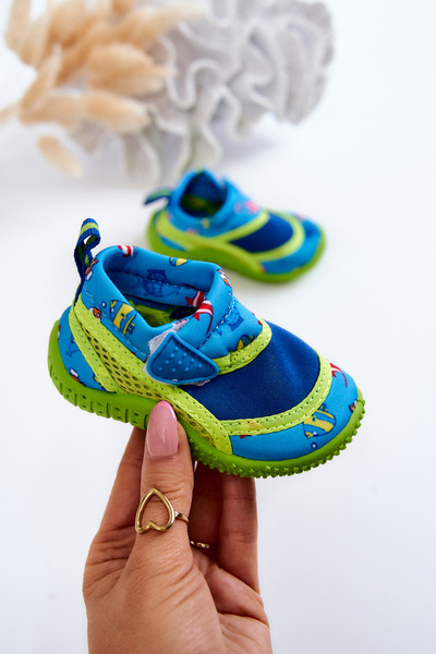 Buty Sportowe Do Wody Dziecięce Niebieskie ProWater 21-37-020B