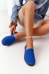 Espadryle Pleciona Podeszwa Big Star Granatowe DD274A136