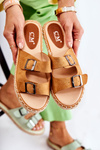 Classic Suede Women's Slippers Camel Casilda