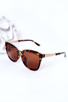 Women's Polarized Sunglasses Marbled Brown