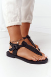Leather Sandals Flip-flops Big Star HH274700 Black