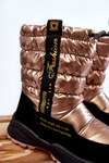 Children's Wool Warm Snow Boots With A Golden Delhi