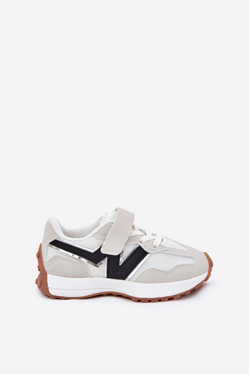 Children's Velcro Sneakers Gray Tezzu