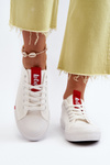 Trampki Damskie Niskie Białe Lee Cooper LCW-24-31-2239