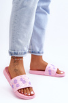 Women's Slippers With Emoticons Pink Cosette