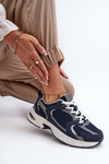 Women's Navy Blue Sports Sneakers Kildia