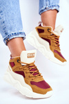 Sneakersy Buty Sportowe Big Star Beżowe GG274646