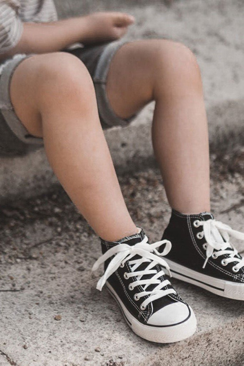 Kids High Sneakers Black Filemon