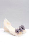 Lu Boo Rubber Ballerinas White Meliskirts Coccine Candy.