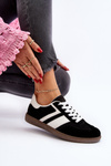 Women's Low Sneakers Sports Shoes Black Eudiopis