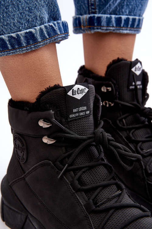 Women's Padded Boots On Platform Lee Cooper LCJ-23-44-1979L Black