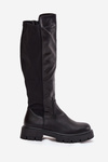 Insulated Women's Boots with Zipper Black Harlina