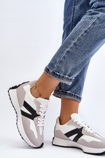 Women's Grey Sports Shoes Chloette