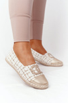 Elegant Women's Espadrilles Gold Be My Love