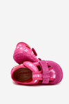 Slippers Milami Children's With Velcro In Hearts Pink Reathiana