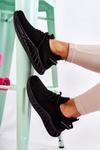 Women's sports material shoes Black Lenney