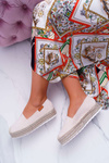 Women's Espadrilles Slip-on Suede Beige Mariako