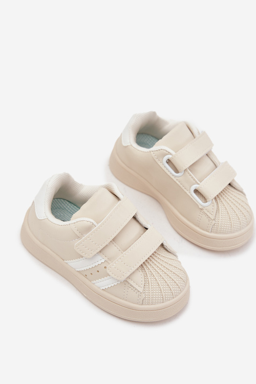Kids Sports Shoes Sneakers From Eco Leather Beige Renel