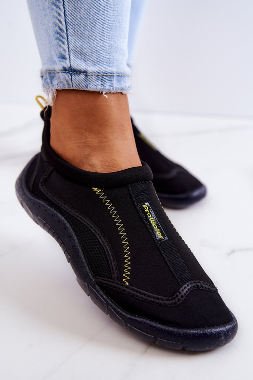Buty Do Wody Damskie Czarne ProWater 20-37-012