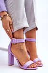 Heel Sandals Violet Georgina