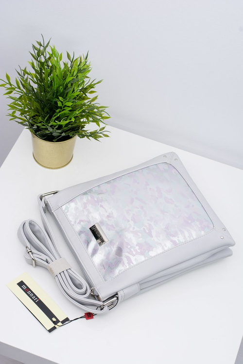 Women's Grey Handbag Letter Bag Monnari