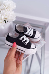 Kids' Glitter Sneakers Black Misty