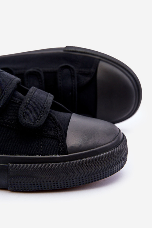 Men's Low Textile Sneakers Big Star LL174078 Black