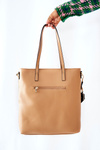 Shopper Handbag NOBO L0820 Beige