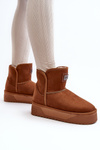 Vegan Platform Snow Boots D.Franklin DFSH371004 Brown