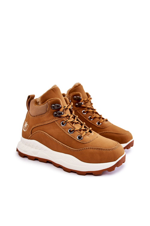 Children's Warm Boots Trappers Camel Otto
