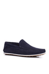 Men's GOE Navy Blue Nubuck Moccasins FF1N3059