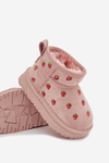 Children's Snow Boots with Strawberries Pink Gracina