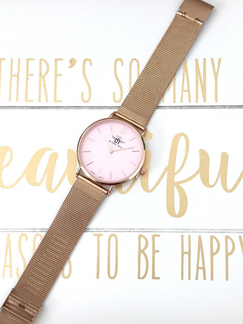 Women's Watch Michael John Florence Pink 40mm Dial