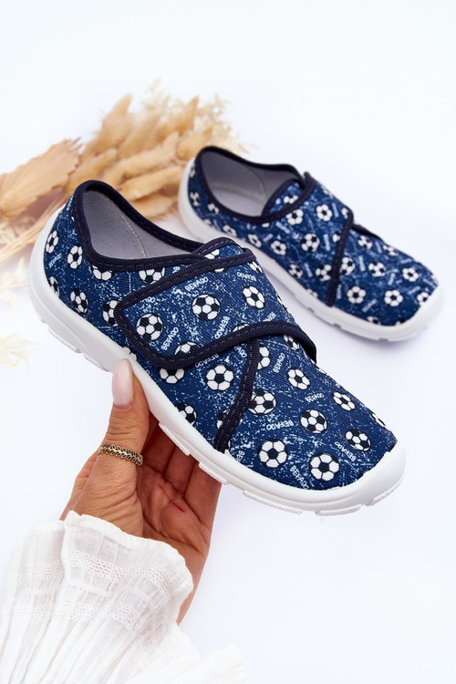 Papcie Chłopięce Piłki Niebieskie Befado 974Y509