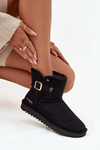 Women's Snow Boots with Buckle Wrangler 20253091.25Y Black