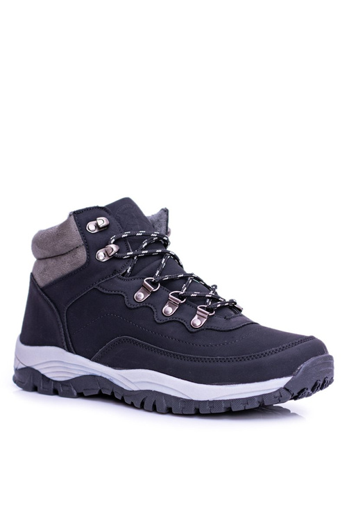 Warm Men's Black Trekking Boots Smith's Duran