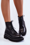 Women's Black Warm Boots With Zipper Leroy