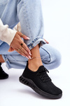 Women's Slip-On Fabric Sneakers Black Venett