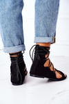 Lace-up Sandals Lu Boo Black