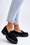 Classic Suede Loafers Loafers Black Corrin