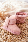 Kids' Warm-up Snow Boots Pink Gooby